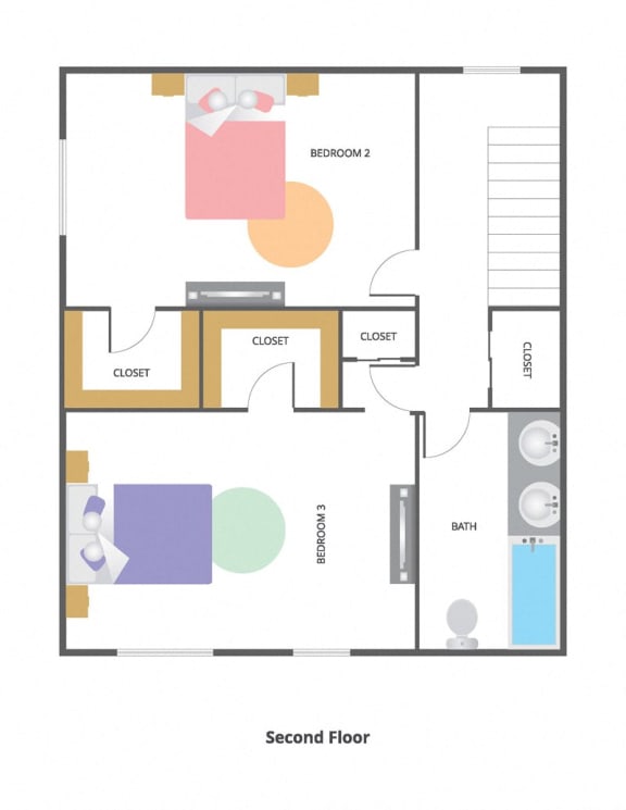 Floor Plans of Fairway Villas Apartment Homes in Newport Beach, CA